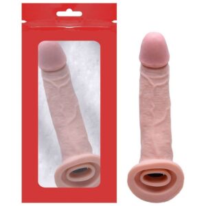 Funda para pene texturizada de 20,5 x 3,8 cm, sexy, importada