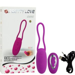Vibrador Pretty Love Dave de 12 funciones