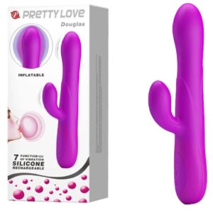 Vibrador inflable con punta Pretty Love Douglas Vipmix de 7 vibraciones